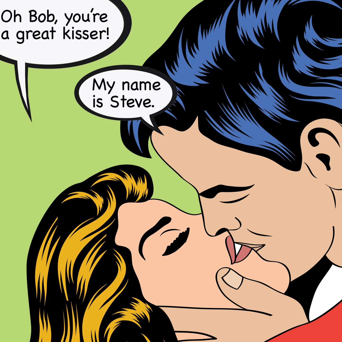 Comic Strip Kiss 1
