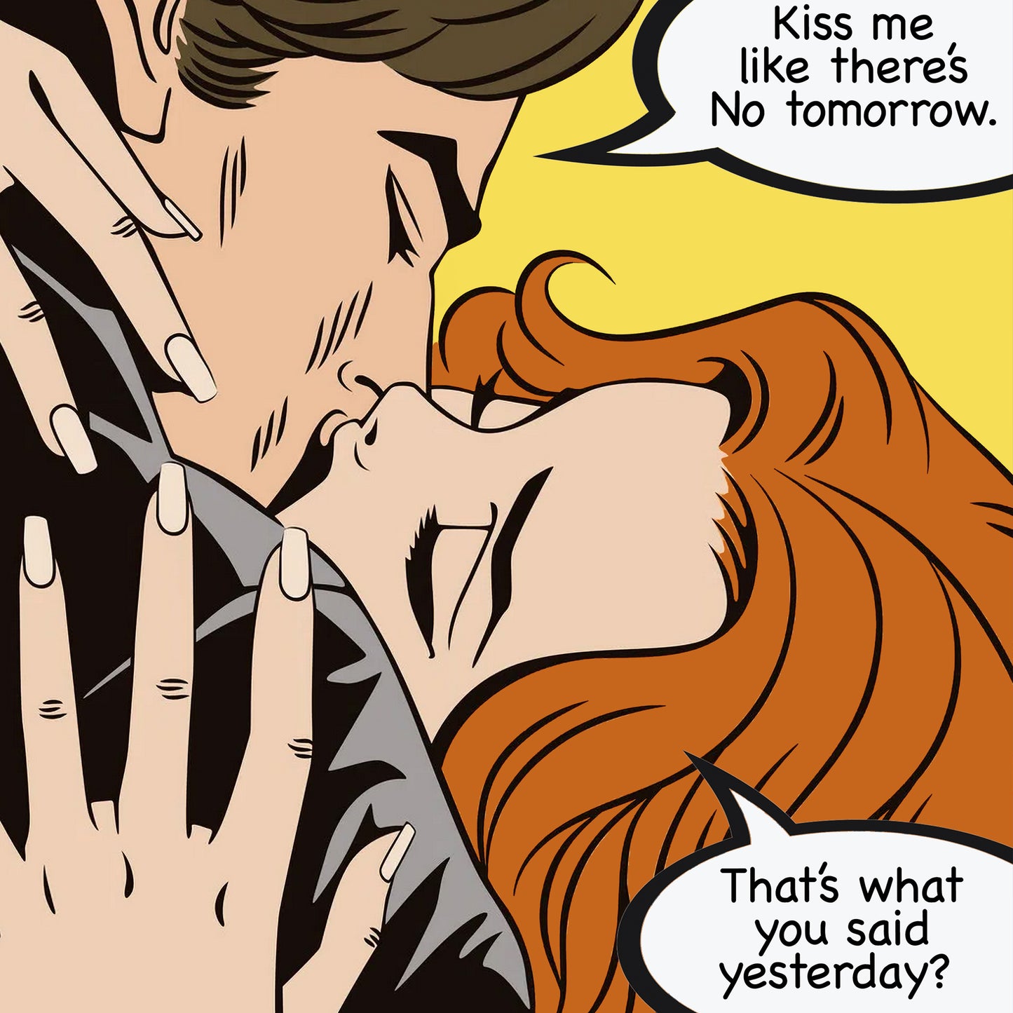 Comic Strip Kiss 2