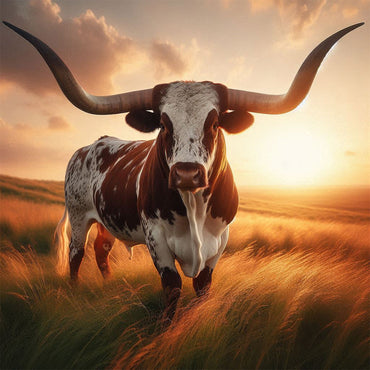 Longhorn Sunset