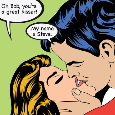 Comic Strip Kiss 1